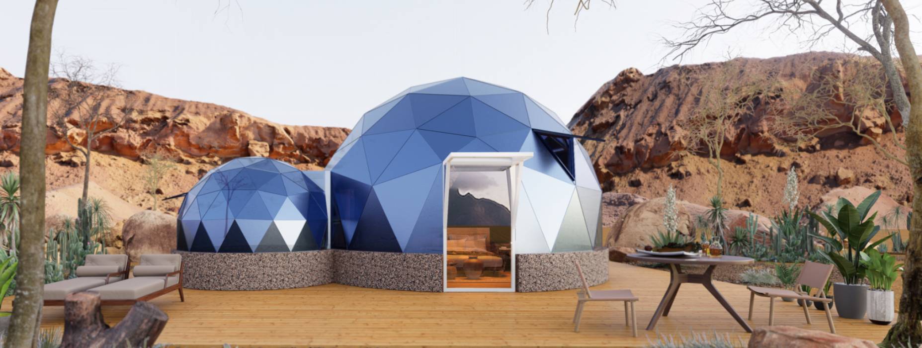 安岳县球形智能光伏玻璃星空房